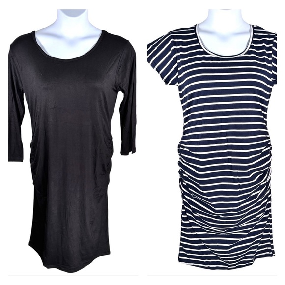 Lot of two Oh! Mamma maternity dresses size XL - Picture 1 of 7